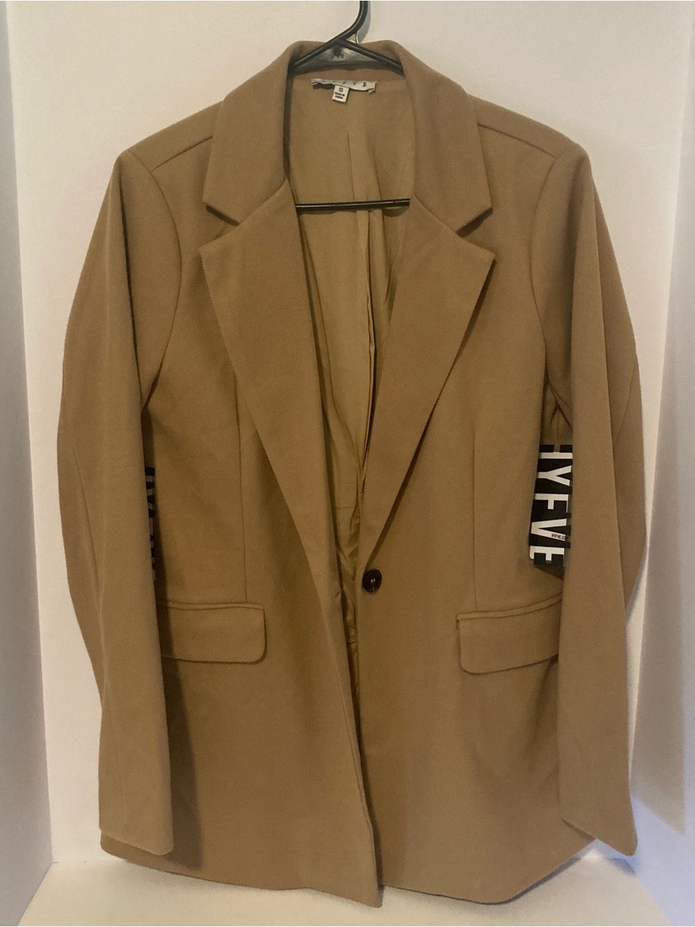 NWT - HYFVE - Single Button Tan/Camel Classic Blazer - Size Small